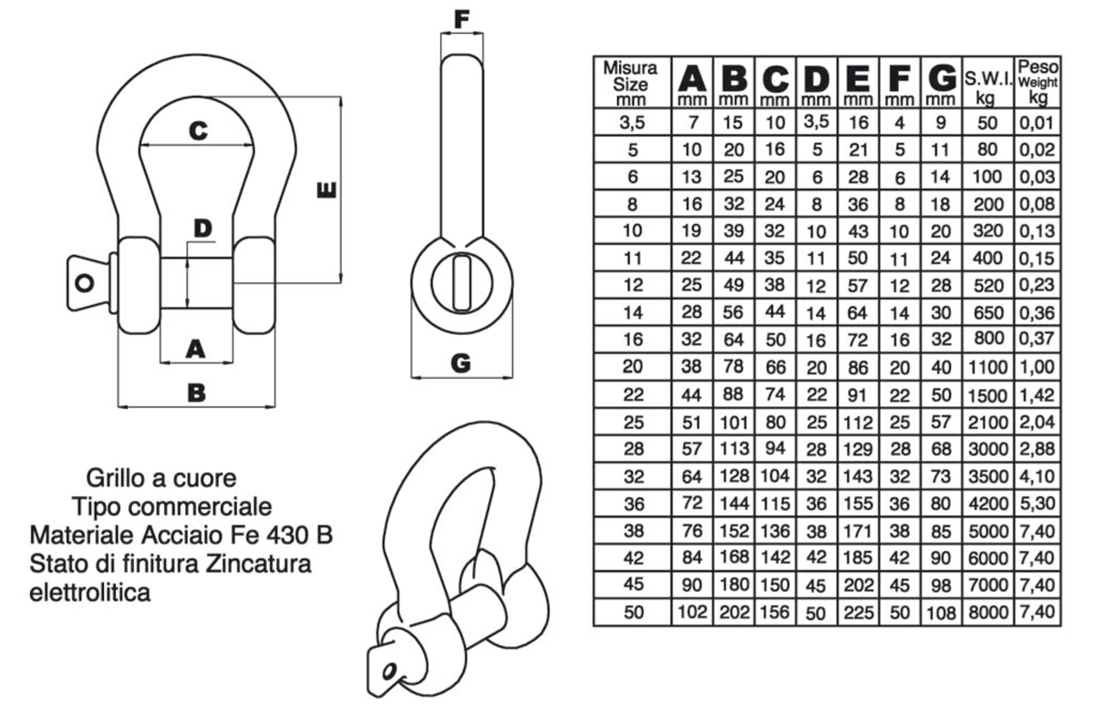 fitting accessories in stainless steel Fe 430 B